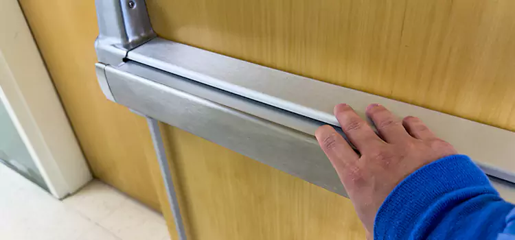 Installing a Push Bar on a Door West Melbourne